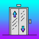 Elevator community with haunt and mochi Discord Server Logo